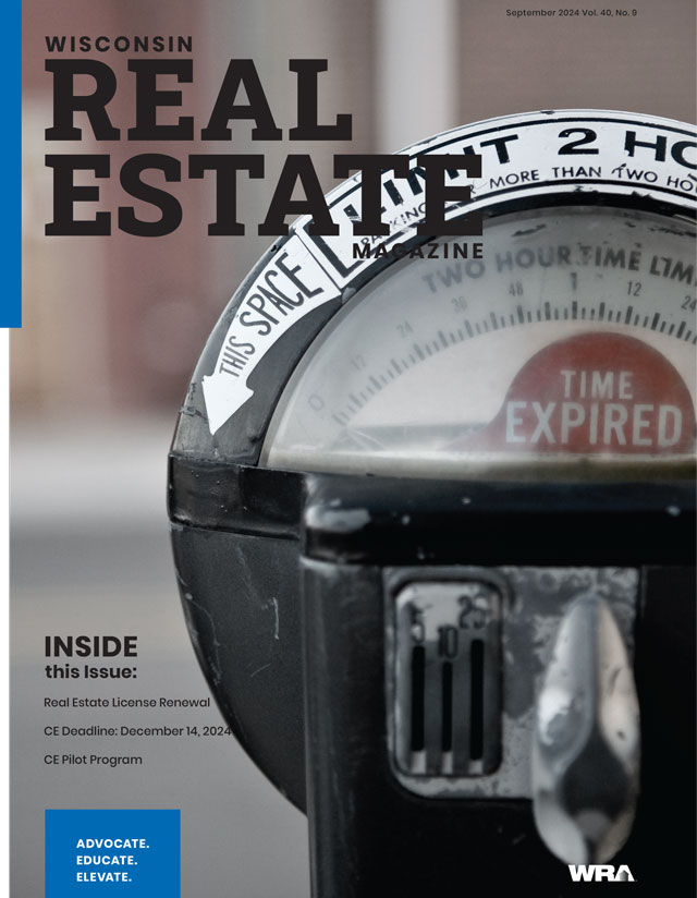 September 2024 Wisconsin Real Estate Magazine cover